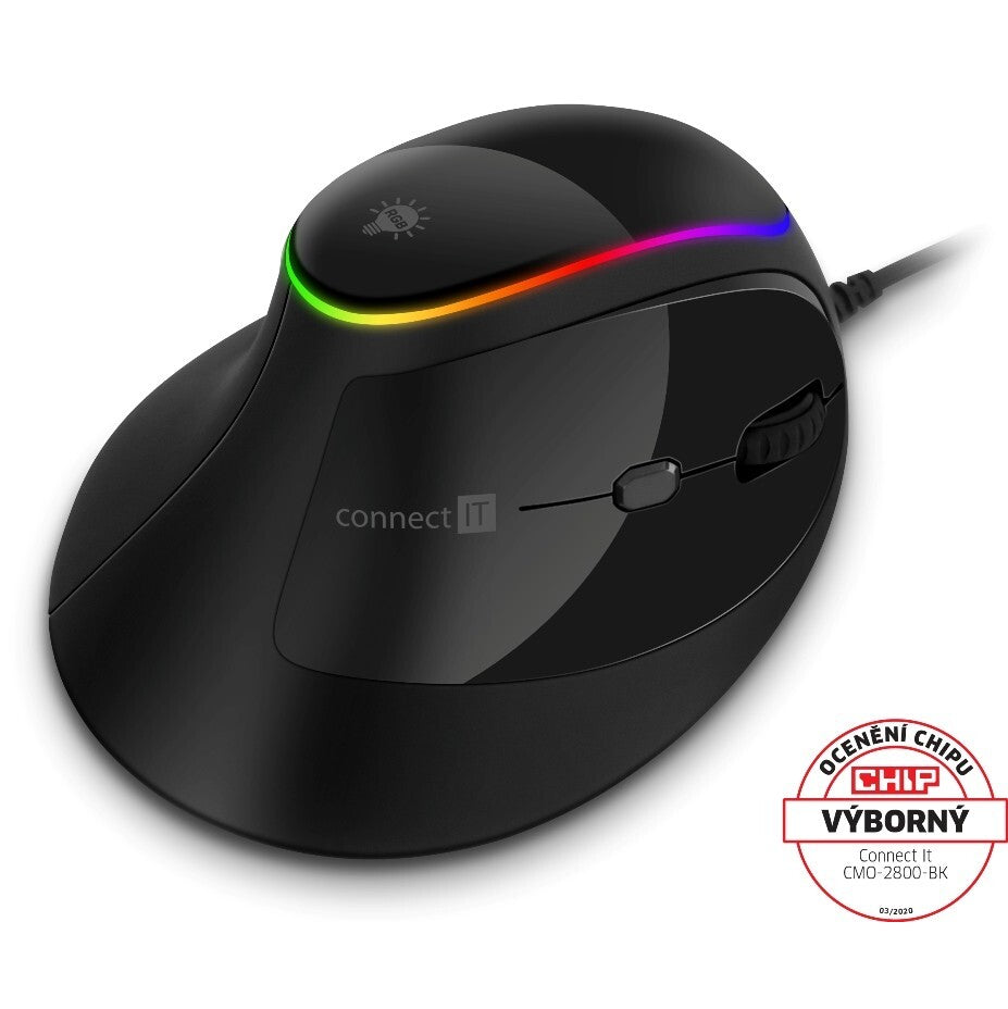 Vertikální myš Connect IT CMO-2800-BK