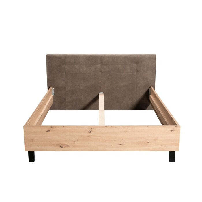 Dřevěná postel Edgar 160x200, dub, bez matrace