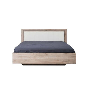 Dřevěná postel Ellie 160x200, dub, bez matrace