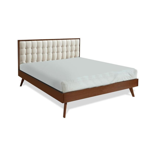 Levně Dřevěná postel Frances 160x200, ořech, bez matrace