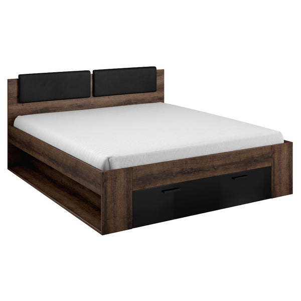 Levně Dřevěná postel Gaxy 180x200 cm, vč. roštu a úp, bez matrace
