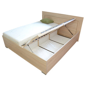 Dřevěná postel Isia, 160x200, dub