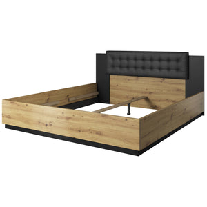 Dřevěná postel Magiso 180x200, vč. roštu a úp, bez matrace