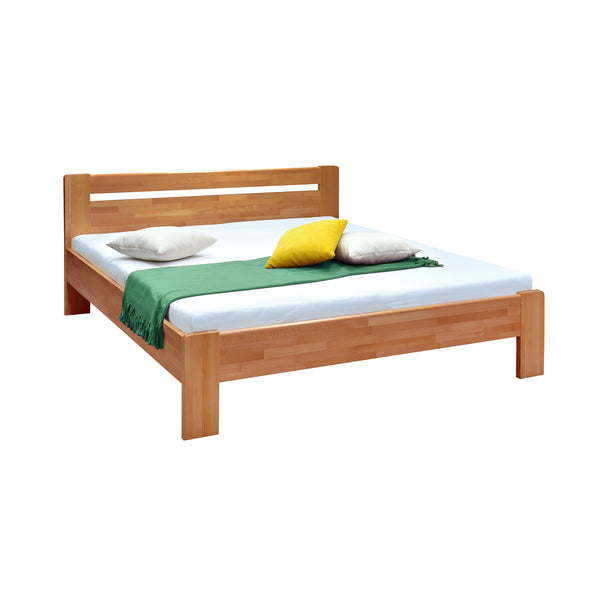 Dřevěná postel Maribo 160x200, ořech