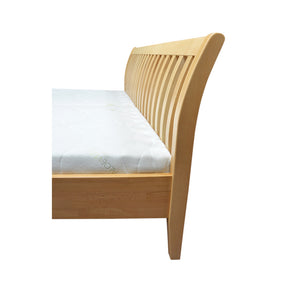 Dřevěná postel Montego, 180x200, vč. roštu, bez matrace, buk