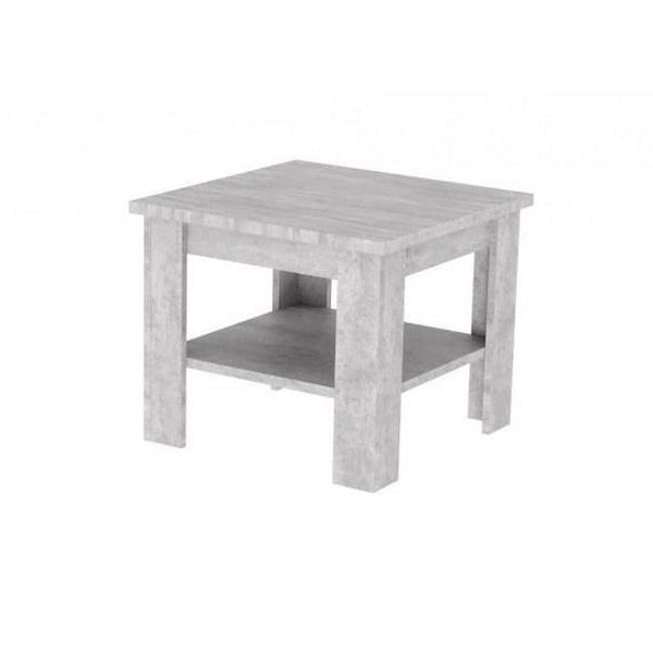 Levně Konferenční stolek Gete - čtverec (beton jasný)