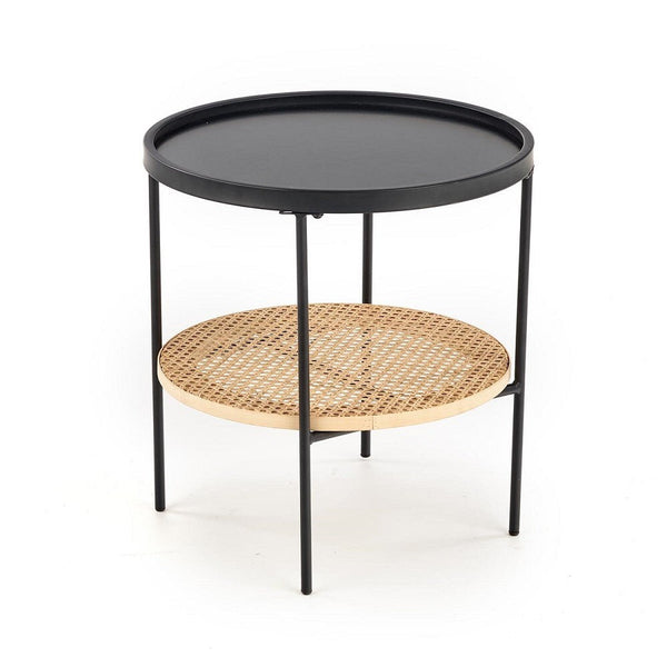 Levně Konferenční stolek Oxalis (natural, černá)