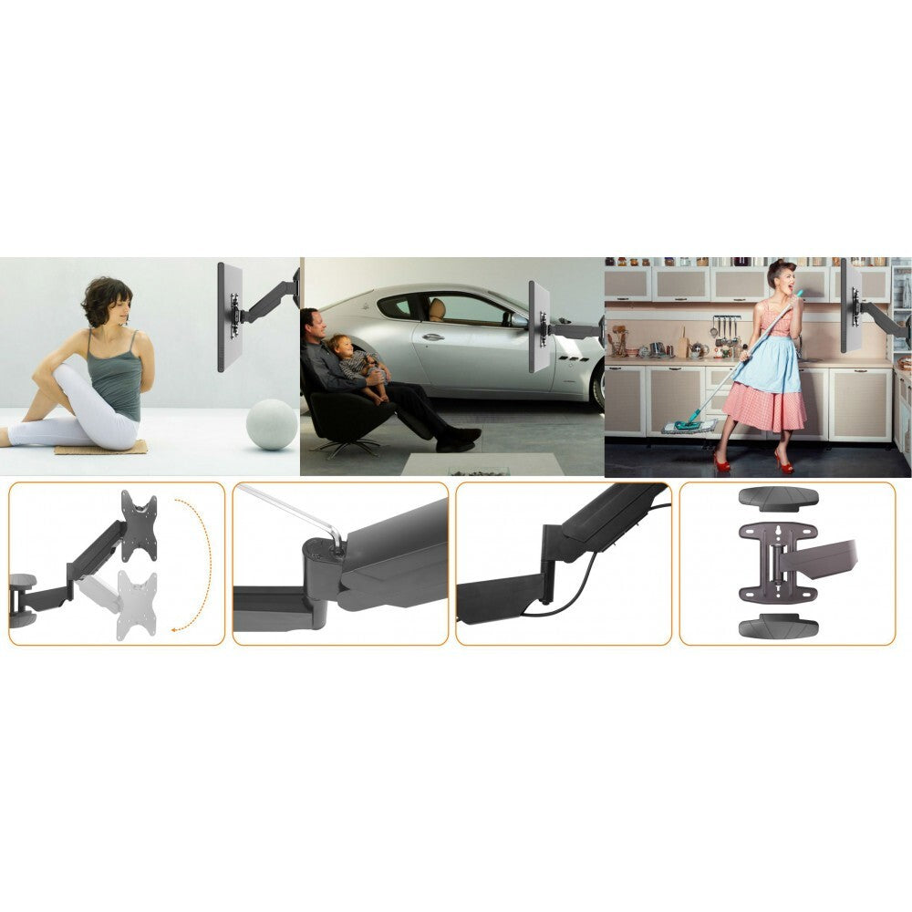 Držák TV MKF 17DP440, max 65&quot;, 35kg, kloubový