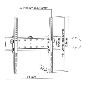 Držák TV Stell SHO 3300, 30"-60", 40kg, náklopný