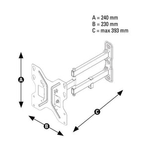 Držák TV Thomson WAB846 132401, 10"-46", 20kg, kloubový