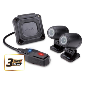 Duální kamera na motorku Mio MiVue M760D FullHD, GPS, WiFi, 130°
