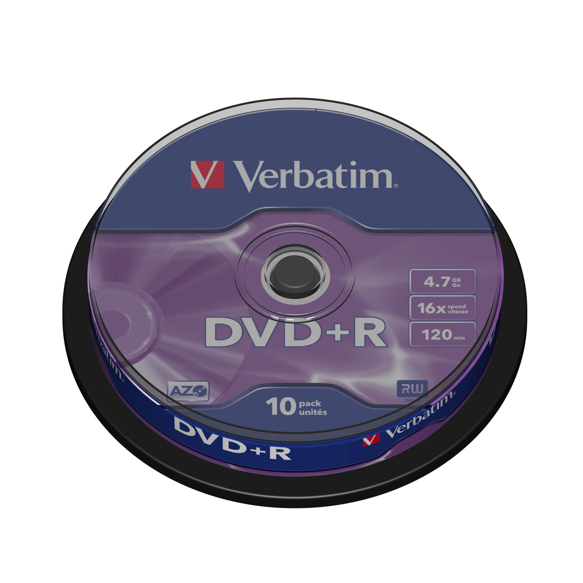 Verbatim DVD+R 4,7GB 16x, 10ks (43498)