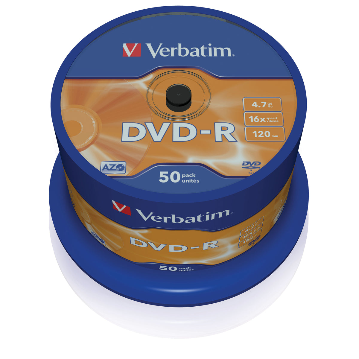 Verbatim DVD-R 4,7GB 16x, 50ks (43548)