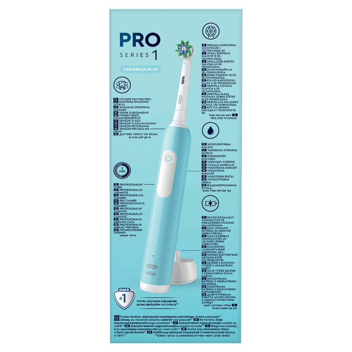 Elektrický zubní kartáček Oral-B Pro Series 1 Blue