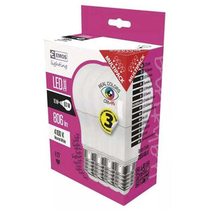 Emos ZQ51484 LED žárovka Classic A60 10W E27 neutrální bílá,4 ks
