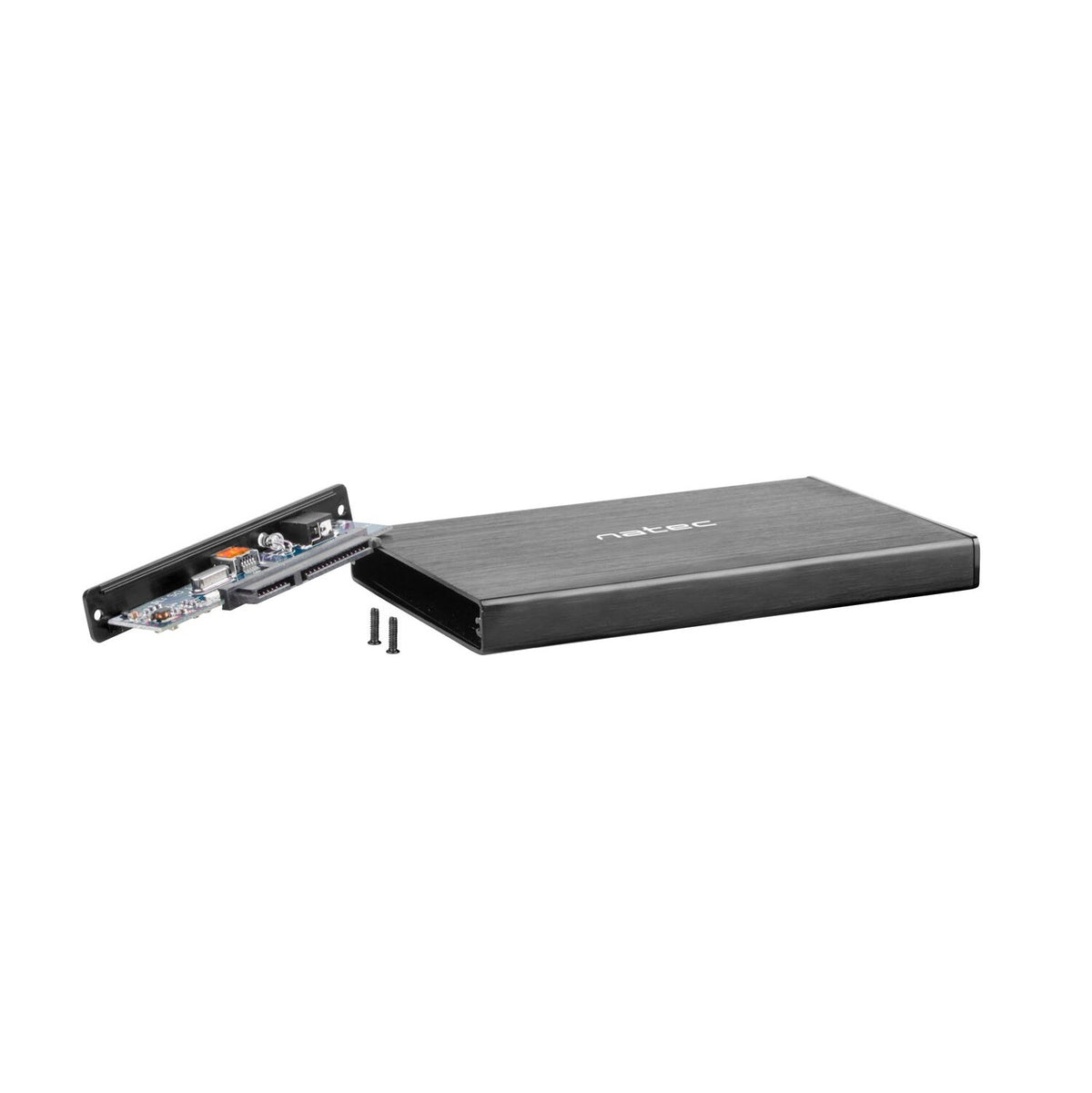 Externí box pro HDD 2,5&#39;&#39; USB 3.0 Natec Rhino Go, hliník, černý P