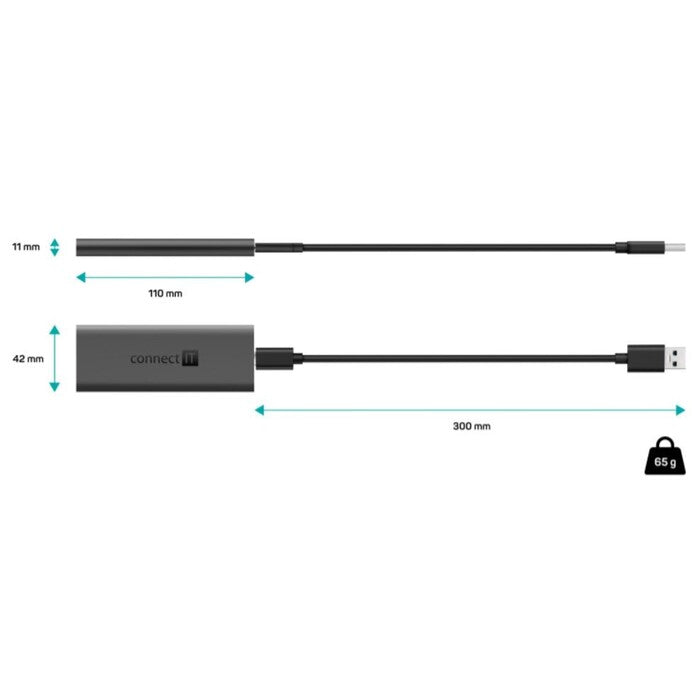 Externí box pro SSD Connect IT AluSafe (CEE-7050-AN)
