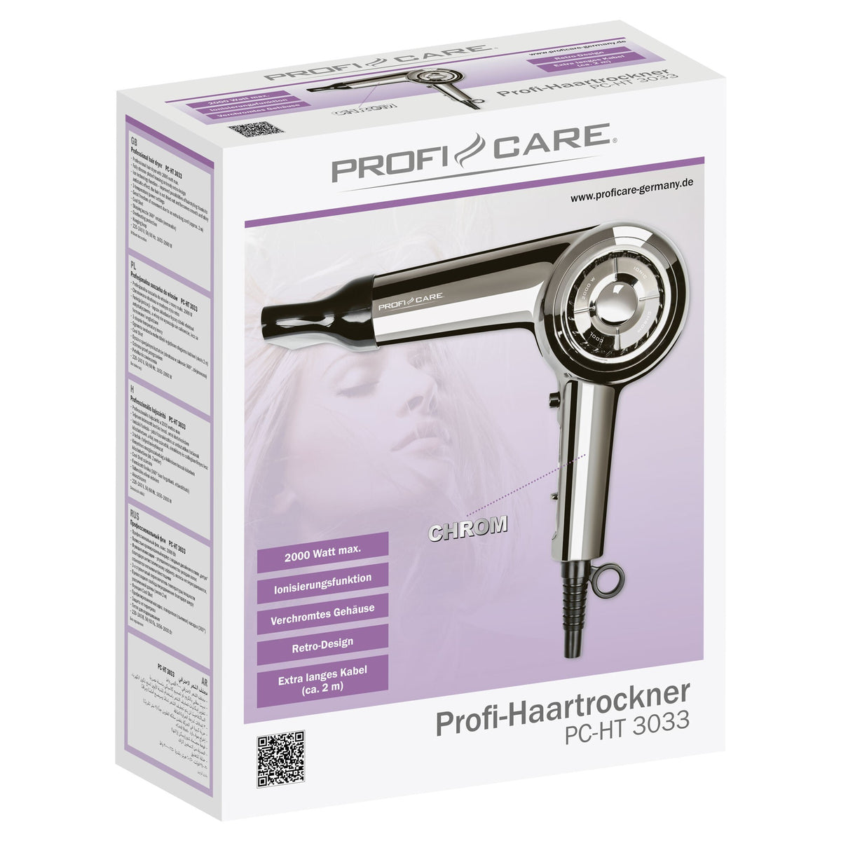 Fén ProfiCare PCHT3033, 2000W