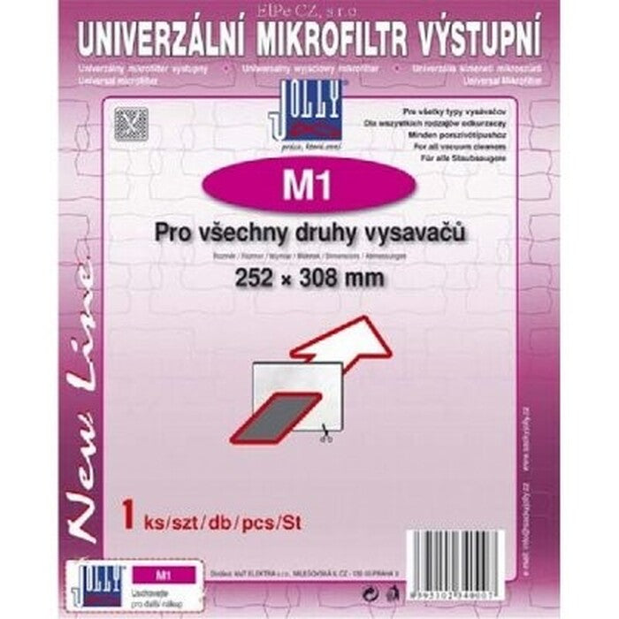 Univerzální mikrofiltr Jolly M1, výstupní