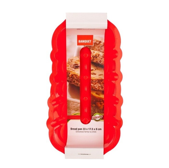 Forma na chléb Banquet Culinaria Red, silikonová, 33cm