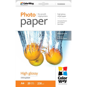 Fotopapír Colorway A4, 230g/m2, 20ks/bal (PG230020A4)