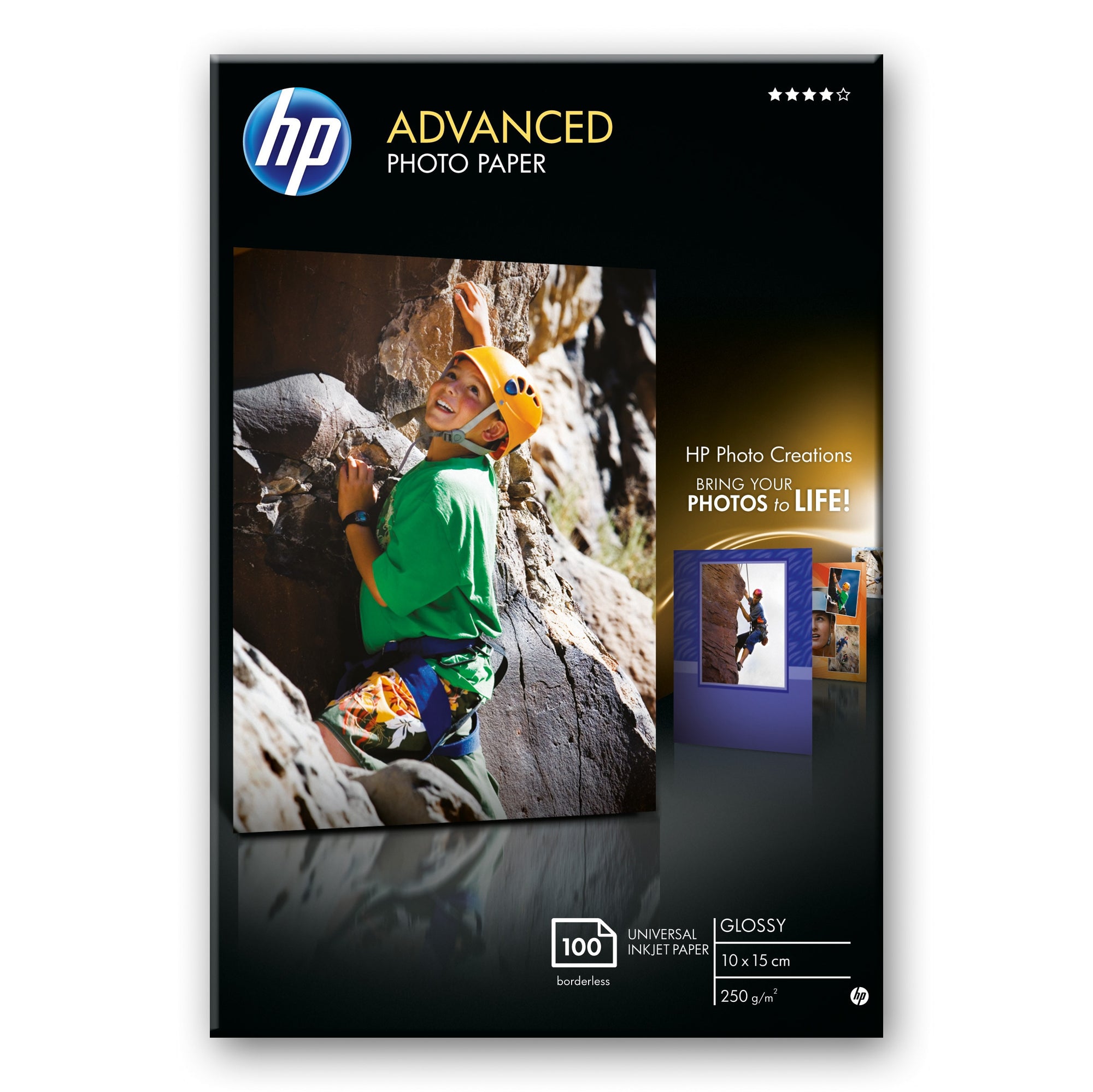 Fotopapír HP Advanced Glossy A4, 250g/m2, 100ks/bal (Q8692A)