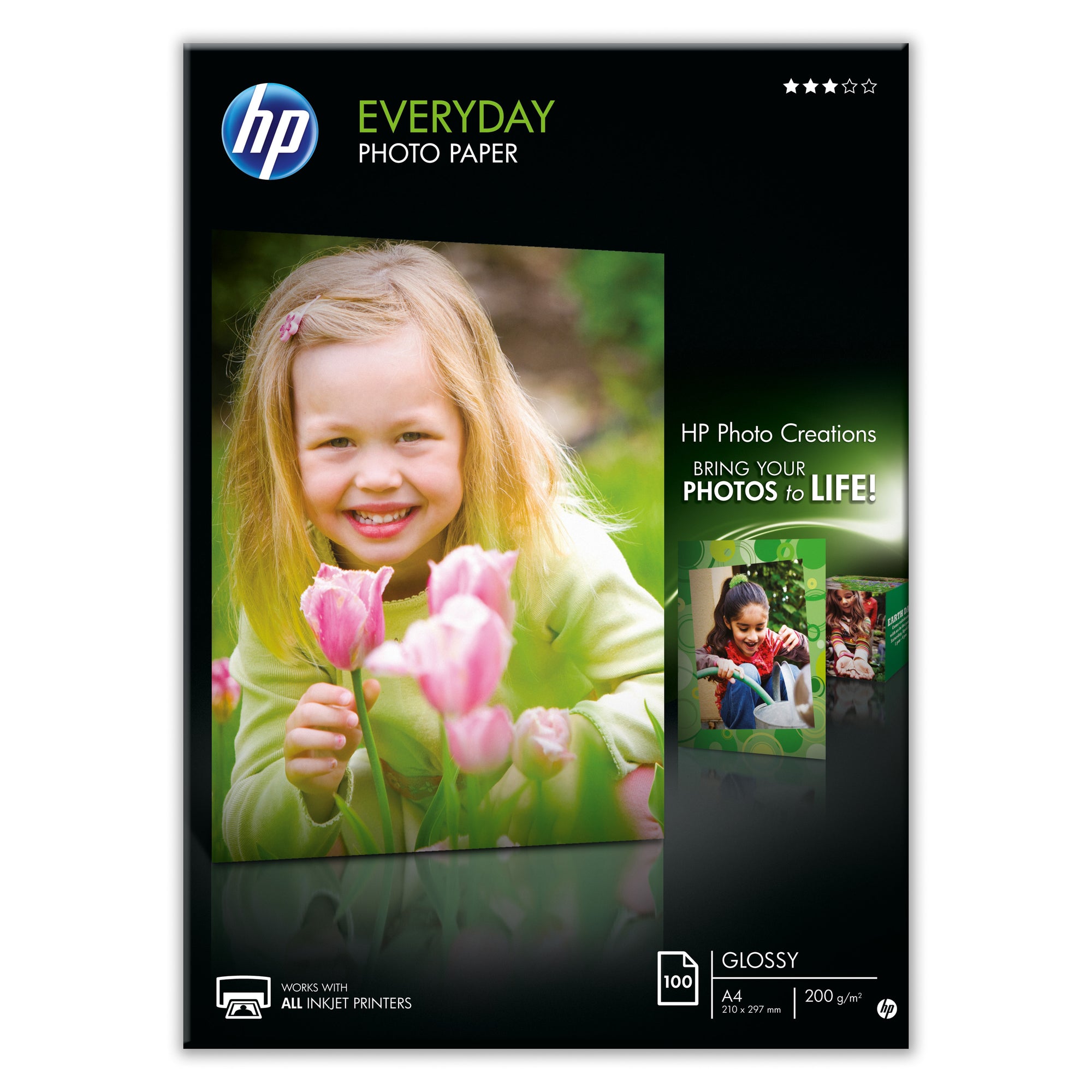Fotopapír HP Everyday Glossy A4, 200g/m2, 100ks/bal (Q2510A)