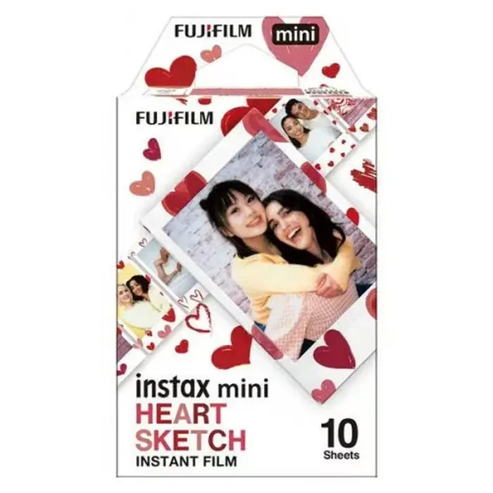 Fotopapír Fujifilm Instax Mini, Heart Sketch, 10ks