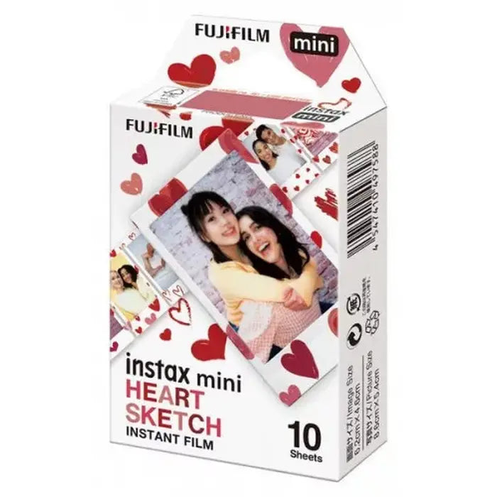 Fotopapír Fujifilm Instax Mini, Heart Sketch, 10ks