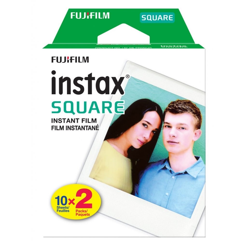 Fotopapír pro Fujifilm Instax Square, 20ks OBAL POŠKOZEN
