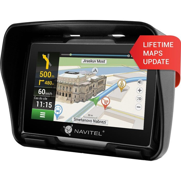 GPS Motonavigace Navitel G550 4,3&quot;, speedcam, 47 zemí, LM