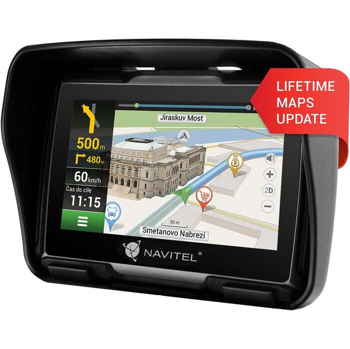 GPS Motonavigace Navitel G550 4,3&quot;, speedcam, 47 zemí, LM POUŽIT