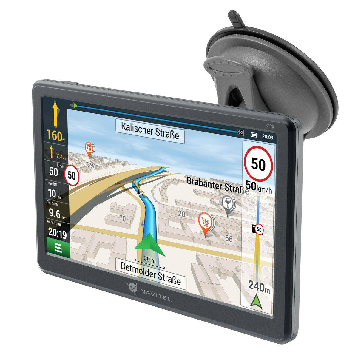 GPS Navigace Navitel E707 7&quot;, Truck, speedcam, 47 zemí, LM POUŽIT