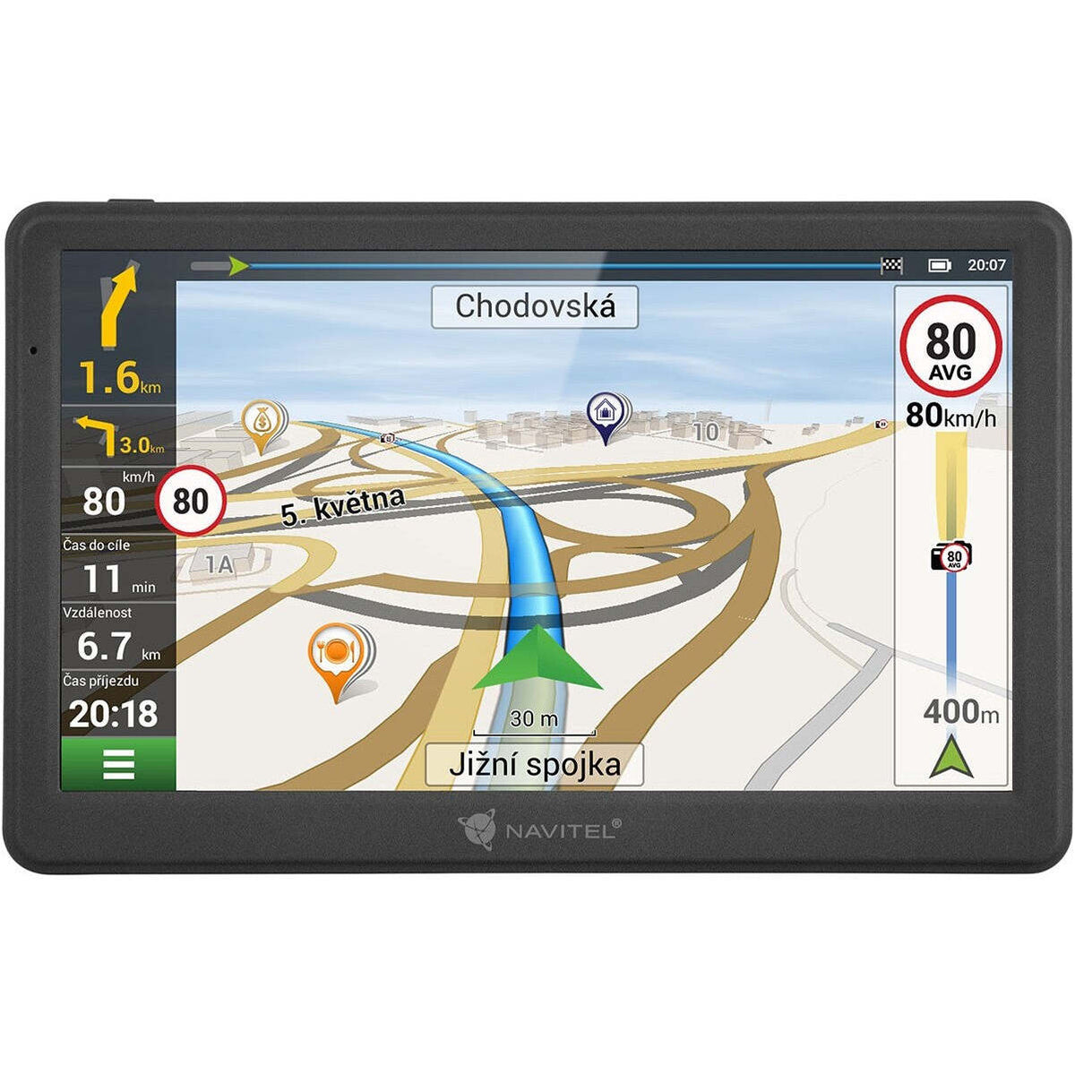 GPS Navigace Navitel MS700, 7" doživotní aktualizace