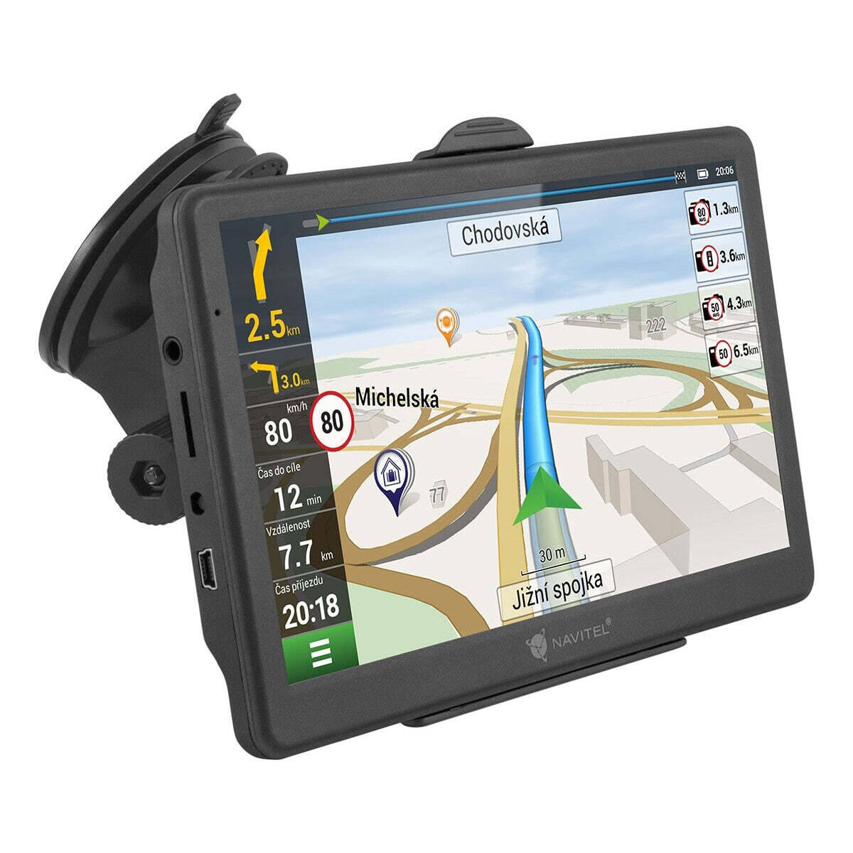 GPS Navigace Navitel MS700 7&quot;, Truck, speedcam, 47 zemí, LM ROZBALENO