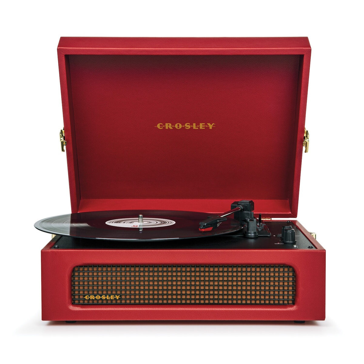 Gramofon Crosley Voyager, červený POUŽITÉ, NEOPOTŘEBENÉ ZBOŽÍ