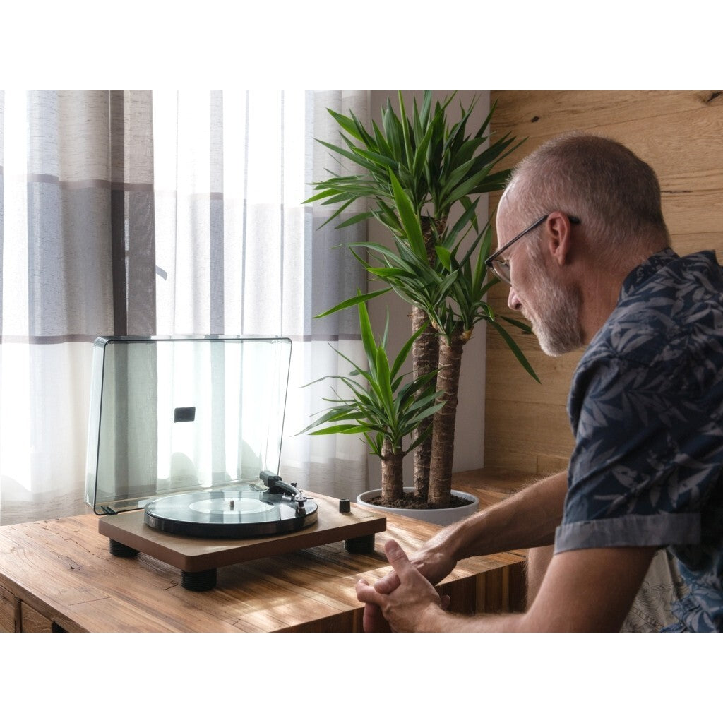 Gramofon Lenco L-30, hnědý