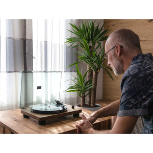 Gramofon Lenco L-30, hnědý