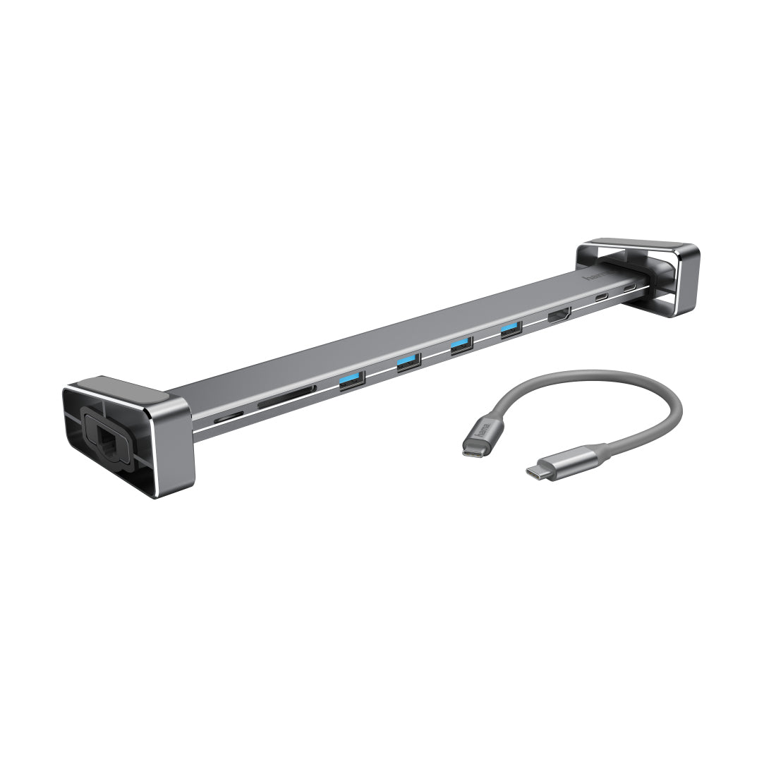 Hama USB-C dokovací stanice Connect2Office Basic,9 připojení