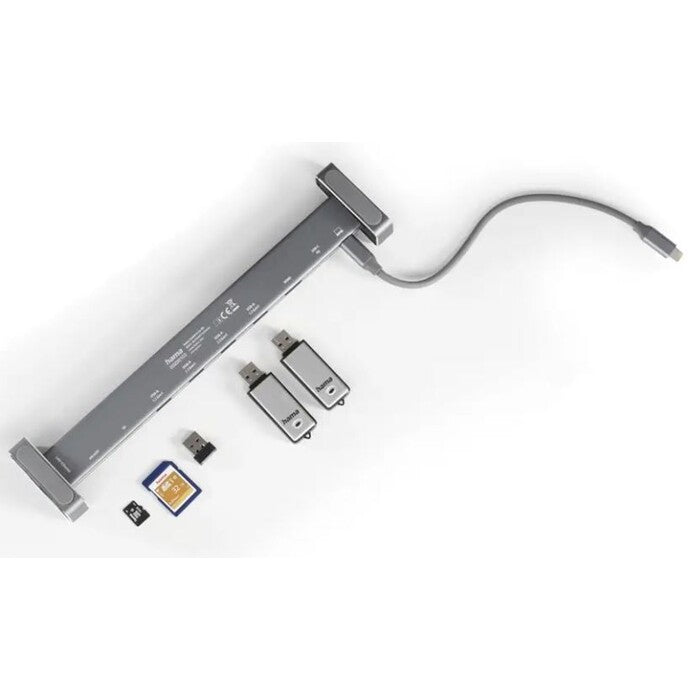 Hama USB-C dokovací stanice Connect2Office Basic,9 připojení ROZB