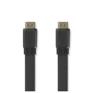 HDMI kabel Nedis, plochý, 2.0, 2m