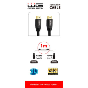 HDMI kabel Winner Group, 2.0, 1m