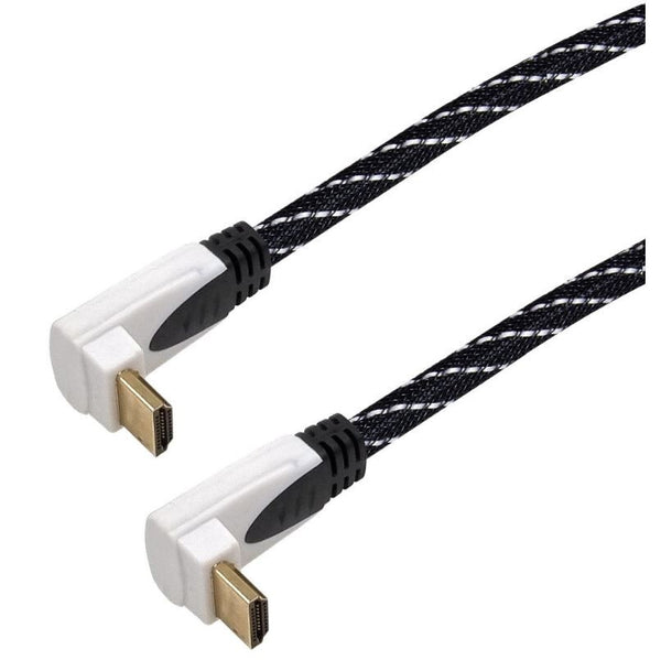 Levně HDMI kabel MK Floria, 2.0, 1,8m, lomený 90°/90°