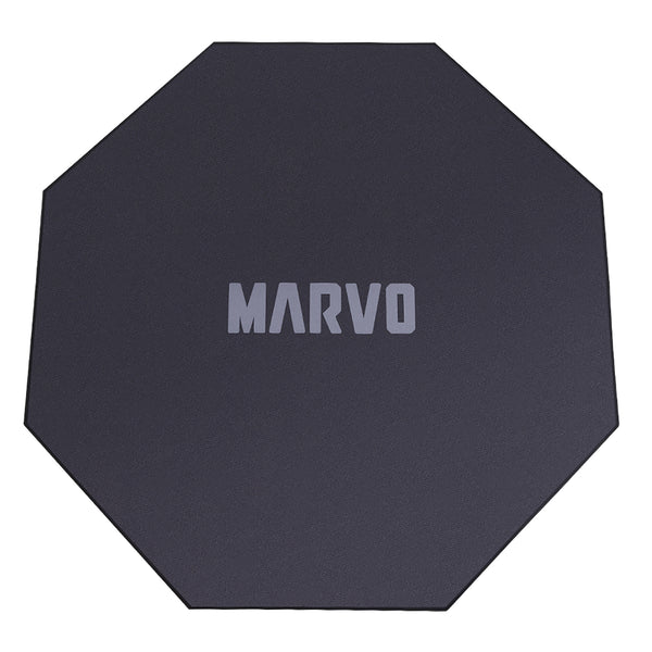 Levně Herní,podložka pod křeslo,Marvo,1100x1100x2mm,černá,protiskluz