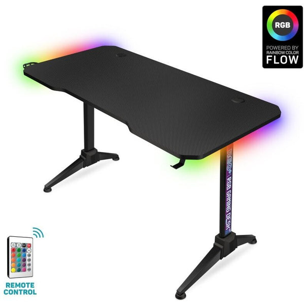 Levně Herní stůl Connect IT CGD-2020-BK s RGB podsvícením
