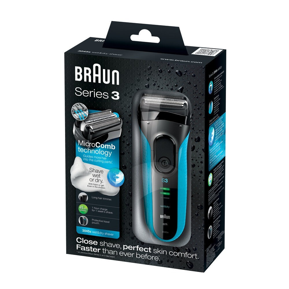 Holící strojek Braun Series 3-3045s, Wet&amp;Dry