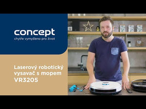 Robotický vysavač Concept Perfect Clean VR3205, 3v1