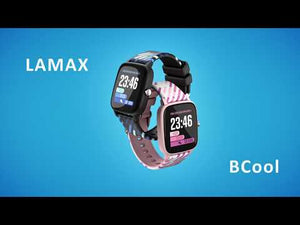 Dětské chytré hodinky Lamax BCool, růžová
