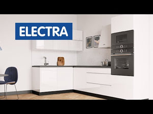 Kuchyně Electra 300 cm (bílá vysoký lesk, lakovaná)