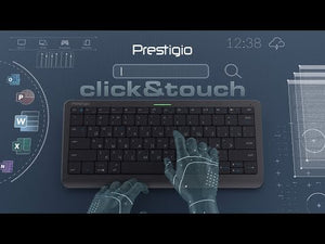 Bezdrátová klávesnice Prestigio Click&Touch (PSKEY1SGEN)